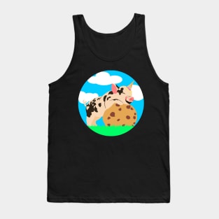 Baby pig ice cream horn Tank Top